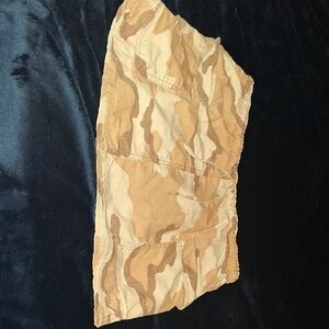 No Boundaries Tan Camouflage Skirt